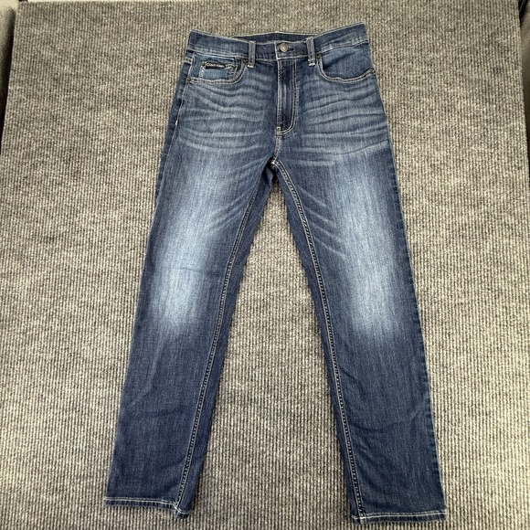 Calvin Klein Other - Calvin Klein Men's Slim Straight Blue Denim Jeans, Cotton, Medium Wash, 5-Pocket